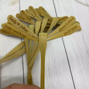 Personalized bamboo dragonfly — 12 cm wingspan version